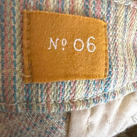 Anthropologie Pilcro and the Letterpress Button Front A-Line Stripe Skirt 6 Boho - Picture 4 of 7